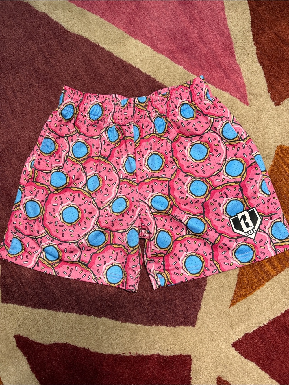 Baseball Lifestyle 101 Donut Shorts Size YM